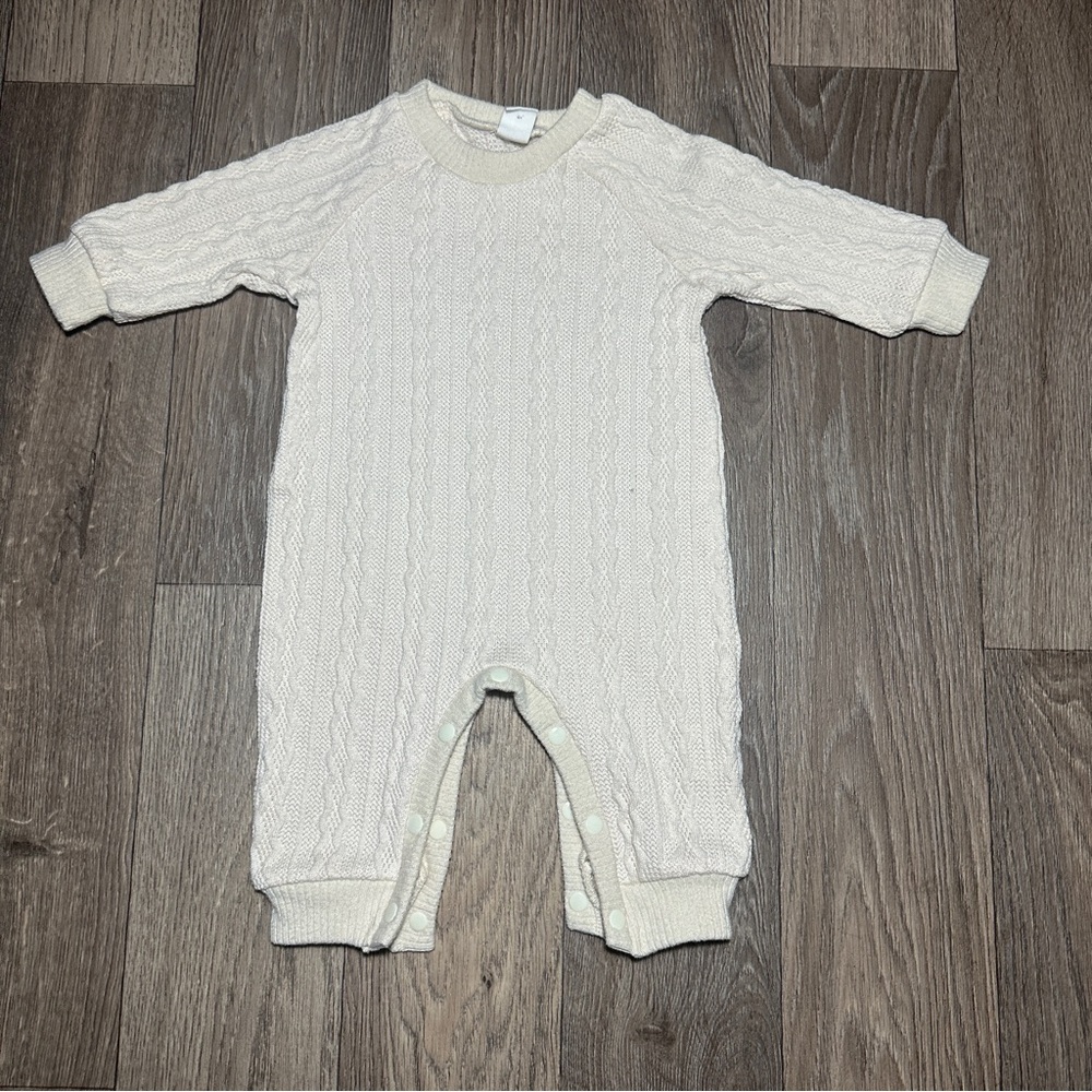 SHEIN Cream Bodysuit One Piece with Minimalist Style